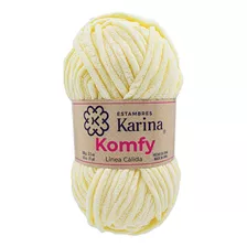 Estambre Komfi Chenille Paq 5 Madejas 100 Grs (mismo Color)