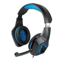 Auriculares Gamer Ps4 Pc Xbox One Cel Usb 3,5mm Azul Backup