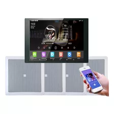 Kit Jbl Som Ambiente Amplificador Parede 8 Touch Android 4fl