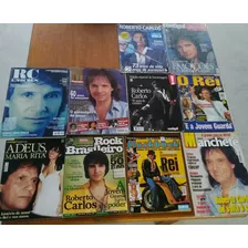 Roberto Carlos - Lote De 10 Revistas. 