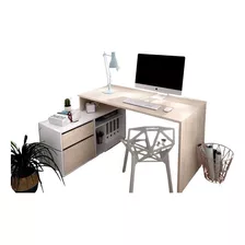 Mesa De Escritorio En Forma De L Diseño Actual Super Util