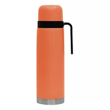 Termo Acero Inox 1lt C/manija Fija Mantiene Frío Calor Comet Color Coral