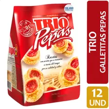 Galletitas Pepas Mermelada De Membrillo Trio Dulce Pack X12