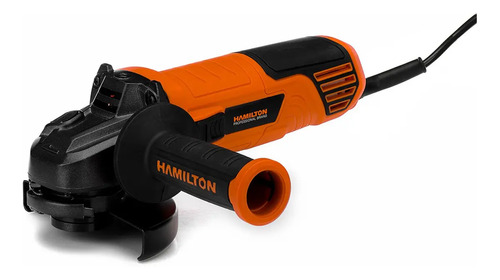 Amoladora Eléctrica Angular 900w Hamilton Haa002 Naranja 50 Hz/60 Hz