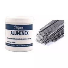 Vareta De Alumínio Aws 4047 3,25 Mm 1kg + Fluxo De Aluminio