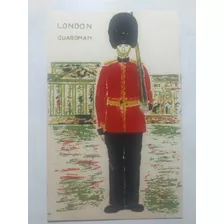 Inglaterra Postal Uniforme Militar Londonguardman En Relieve