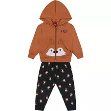 Conjunto Kyly Infantil Menino Jaqueta Calça Moletom Inverno 