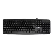 Teclado Com Fio Usb Qwerty Português Brasil Preto Mo-kb110 