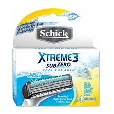 Schick Cartuchos Xtreme3, Paquete De 4 Cuentas