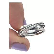 Anillo Plata 925 Estilo Pandor Modelo Triple