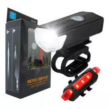 Luces Bicicleta Recargables Potentes Luz Led Base Accesorios