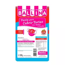 Pasta Torta Ballina Color Roja X 500 Grs - Ciudad Cotillón