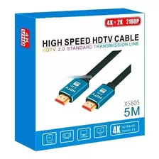 Cable Hdmi 4k/5 Metros Hdtv -cable Hdmi 2.0/alta Velocidad