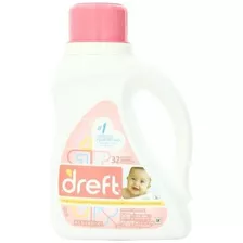 Dreft Liquid Laundry Detergent, 50 Oz, 32 Cargas (paquet
