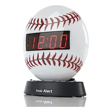 Sonic Alert Béisbol Despertador Nightlight | Luz Ambiental S