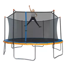 Sportspower Outdoor - 15 Ft. Cama Elastica Con Red Cerrada