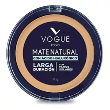 Polvo Compacto Vogue Mate Natural 14g Tono Canela