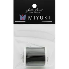 Miyuki - Bobina De Hilo De Nailon Con Cuentas B Negro (164.0