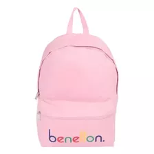 Mochila Benneton Color Rosa