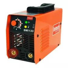 Máquina De Solda Inverter Intech Machine Smi130 Laranja 220v