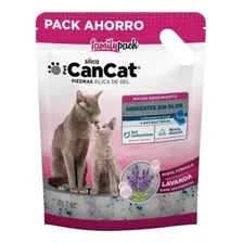 Piedras Sanitarias Silicas Gel Pack Familiar Lavanda 7,6 Lts Cancat X 7.6kg De Peso Neto X 7.6kg De Peso Neto