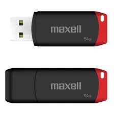 Pendrive Usb 64gb Maxell Usbpd-64 Compatible Mac Y Windows Color Rojo Compacto