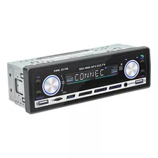 Radio Carro Som Retrô Vintage Bluetooth Fm P2 Usb Cartão 