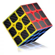 Cubo Mágico Gira Fácil Não Trava Puzzle 3x3x3 Carbon Puzzle