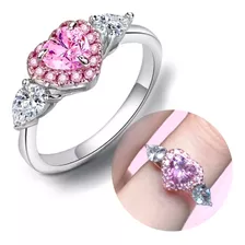 Anillo Compromiso Corazón Rosa Inspirado Serena Sailor Moon