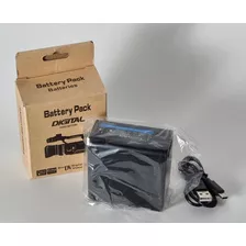 Bateria Recargable Np Con Usb Sony F960 F980 10000mah