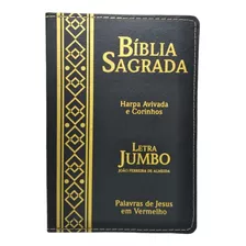 Bíblia Pentecostal Letra Jumbo Harpa Coros Evangélica Assembléia