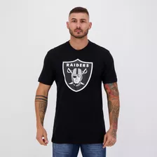 Camiseta New Era Nfl Las Vegas Raiders Preta