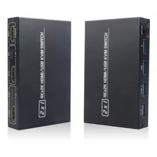 Switch Chaveador E Seletor Usb Kvm Hdmi 2 Portas Mouse Tecla