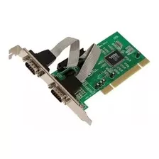 Placa Pci 2 Puertos Serie Rs232- Db9 Serial P/impresor-usada