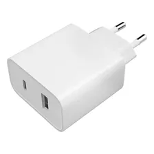 Carregador Ultra Rápido Xiaomi 33w 2 Saídas Usb Branco