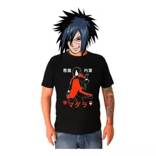 Camiseta Naruto Madara Uchiha Anime Camisa Blusa 100%algodão