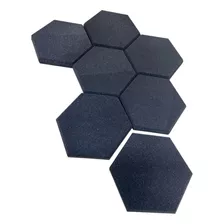 Espuma Acústica Hexagonal 30cm X 3,5cm Lisa Kit C /70 Placas