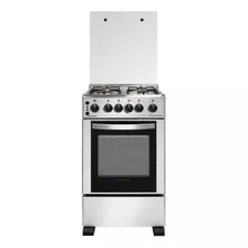 Cocina Sindelen Blanca Nova Avanti Ch-5700 A Gas/eléctrica 4 Quemadores Silver 220v Puerta Con Visor 53.9l