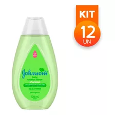 Kit Com 12 Shampoo Johnson Baby Cabelo Claro Camomila 200ml