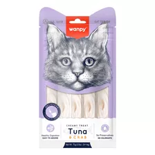 Wanpy Creamy Gatos Sabor Atún Con Cangrejo 70 G