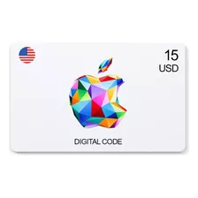 Tarjeta Apple Itunes 15 Dólares Usa Código Digital Original