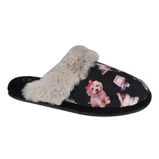 Pantufa Leffa Chinelo De Quarto Cachorro Pelinho Dog 460