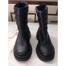 Botas Combat De Cuero