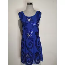 Vestido De Fiesta Ornella Talle 8 (m)