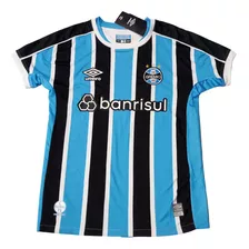 Camisa Umbro Grêmio Of 1 2023 Tricolor Infantil Juvenil 