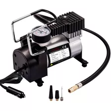 Mini Compresor De Aire 12 Volt Auto Vehiculo Maletin 120psi Color Negro