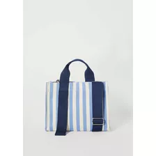 Bolsa Tote Feminina Média Hering Cor Azul