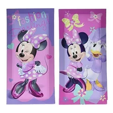 Disney Minnie Mouse Canvas Wall Art (paquete De 2), 7 X 14