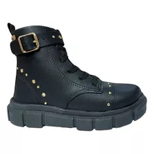 Coturno Bota Infantil Menina World Lps Tratorada C/ Strass