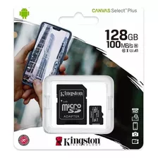 Memoria Micro Sd 128gb Kingston 100mb/s